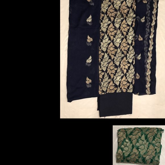 Woman's unstitched Pakistani suit - Picture 3 of 3
